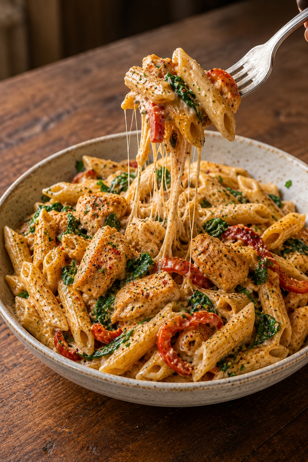 20-Minute Creamy Cajun Chicken Protein Pasta