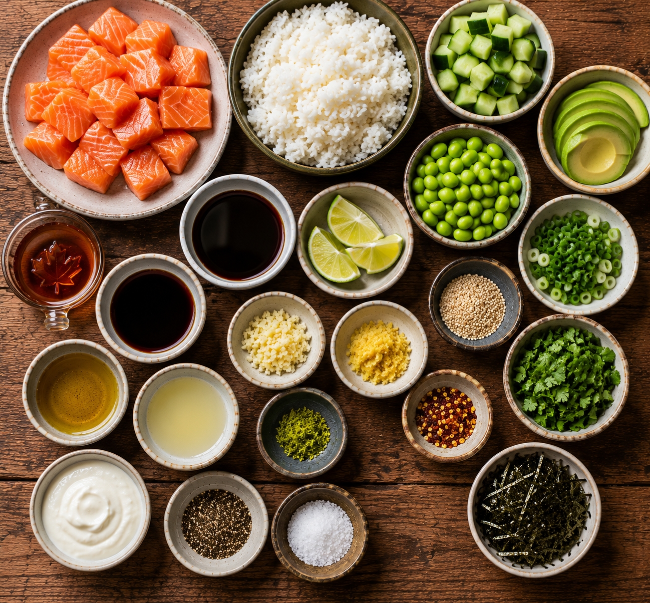 20-Minute Maple Soy Salmon Glaze Recipes Protein Bowl