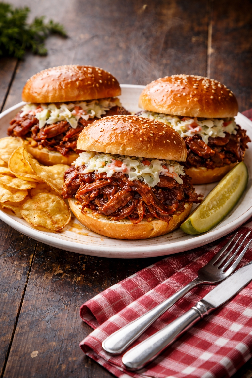BBQ Pulled Pork Sandwiches