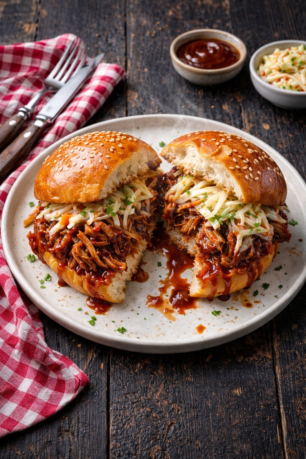 BBQ Pulled Pork Sandwiches