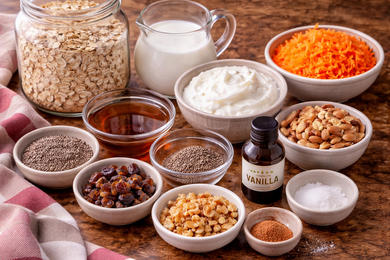 Carrot Cake Overnight Oats