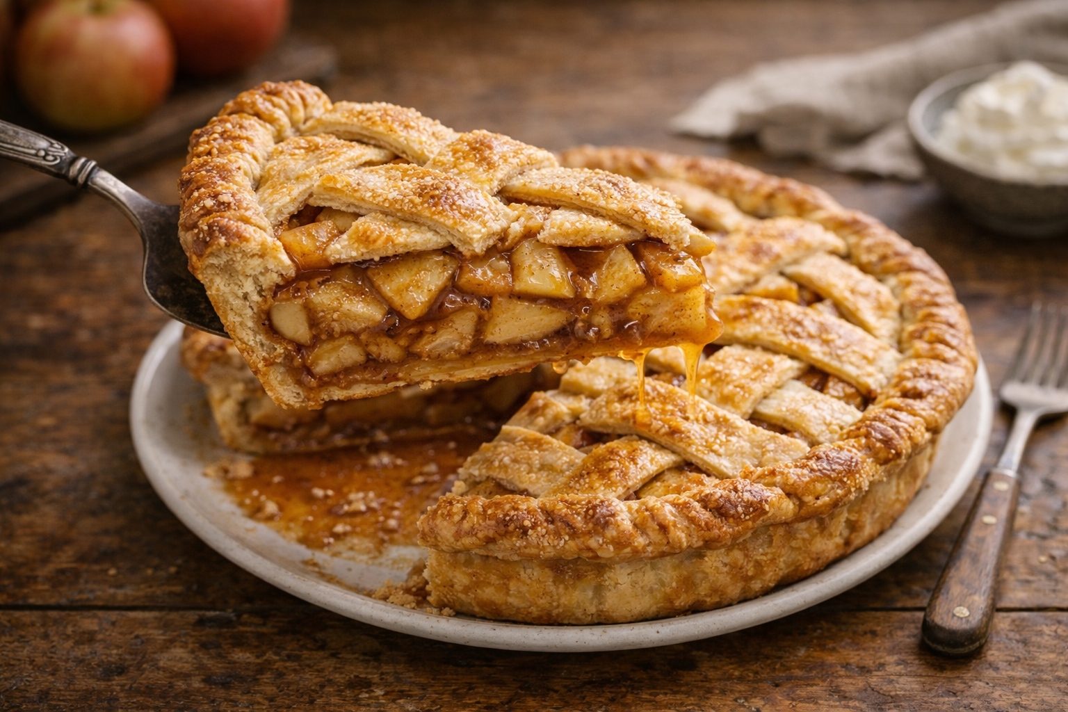 Classic Apple Cinnamon Pie