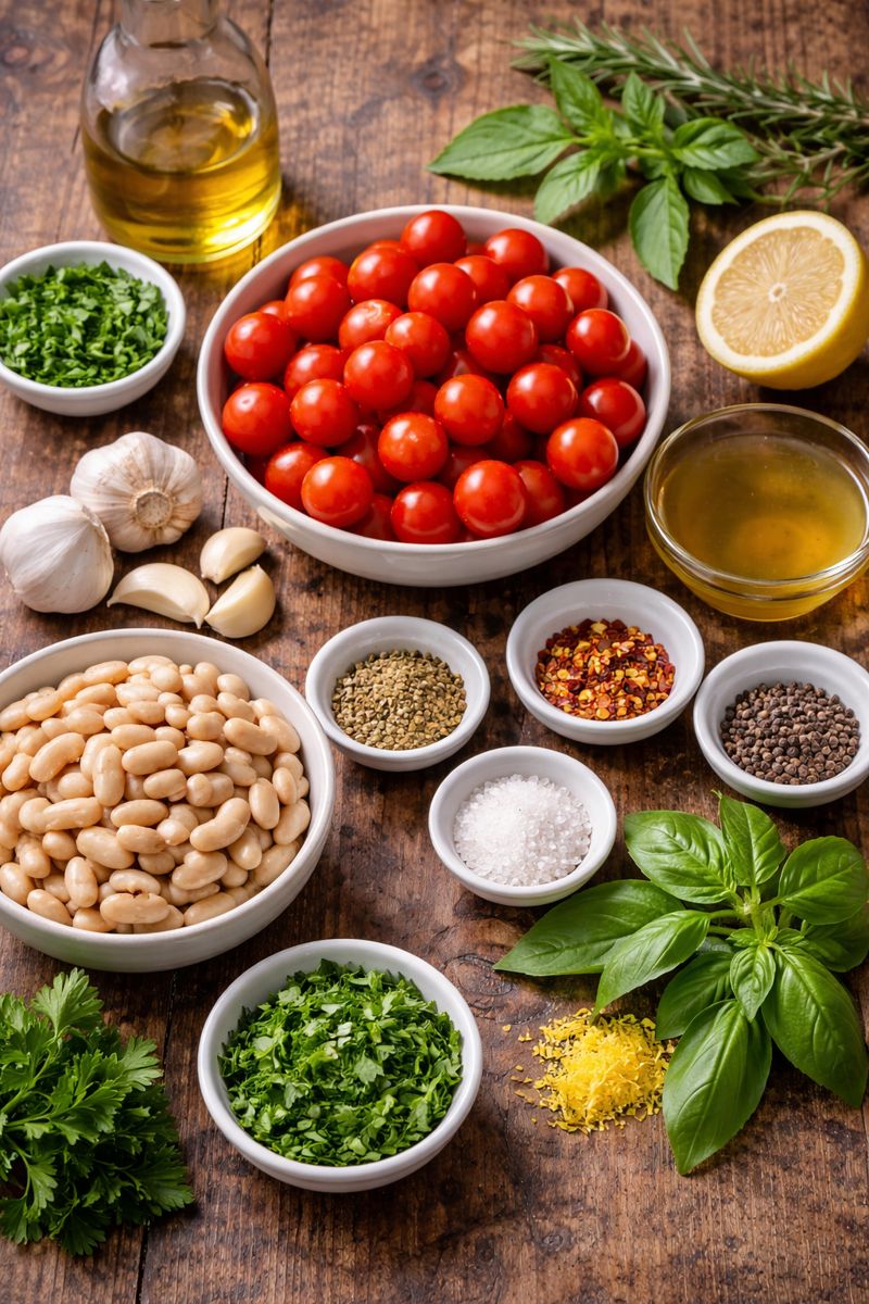 Herby White Bean Tomato Skillet