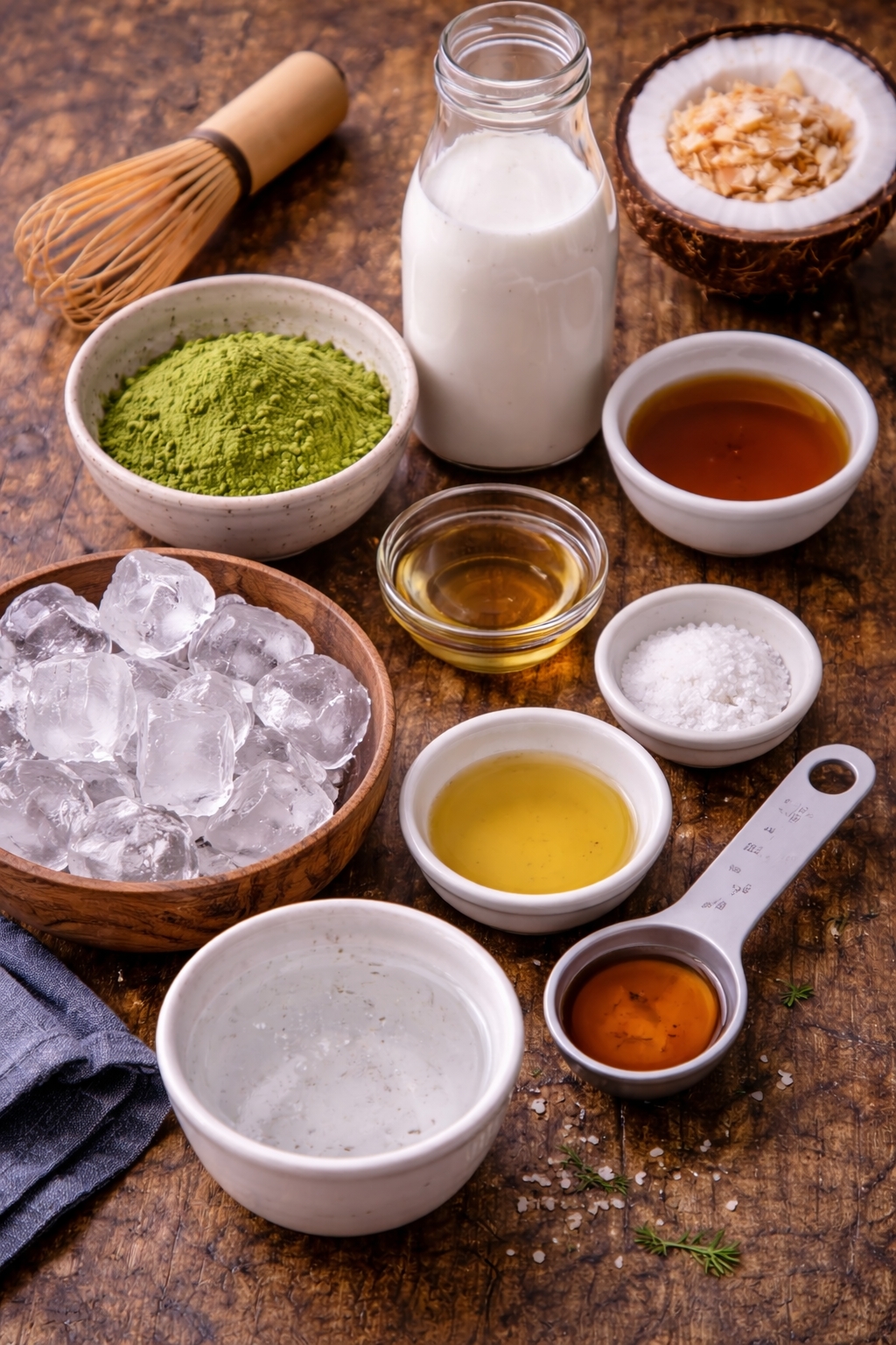 Iced Matcha Coconut Latte