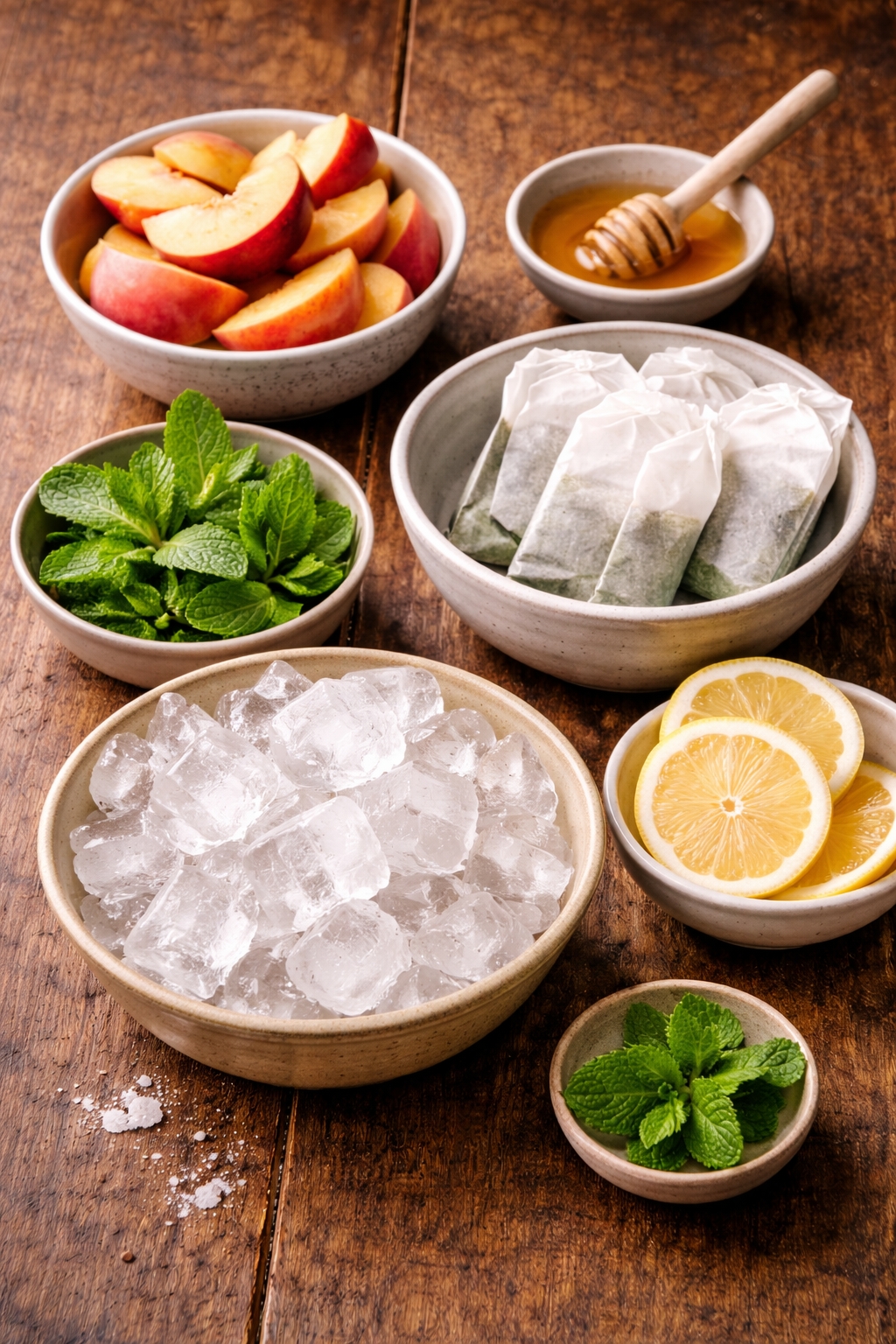 Iced Peach Green Tea