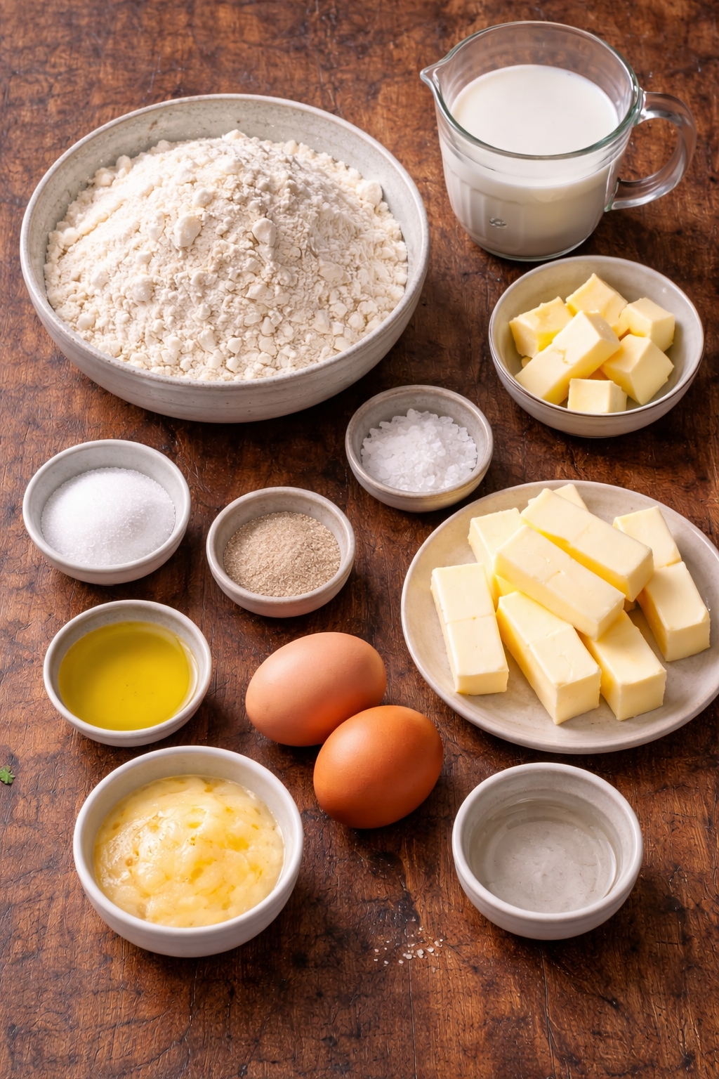 Japanese Salt Bread (Shio Pan — Buttery Hollow Rolls)