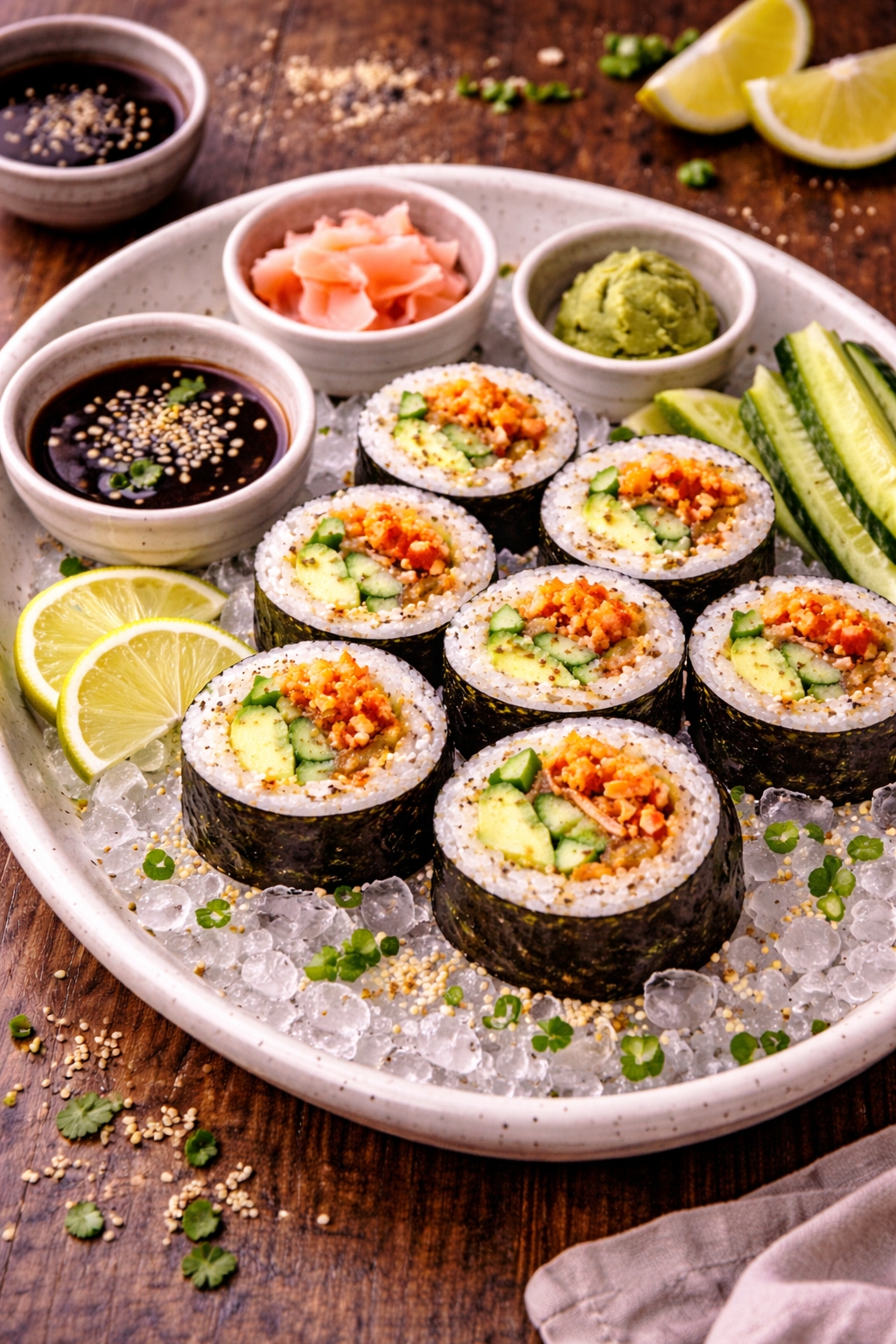 Kimchi Sushi Rolls