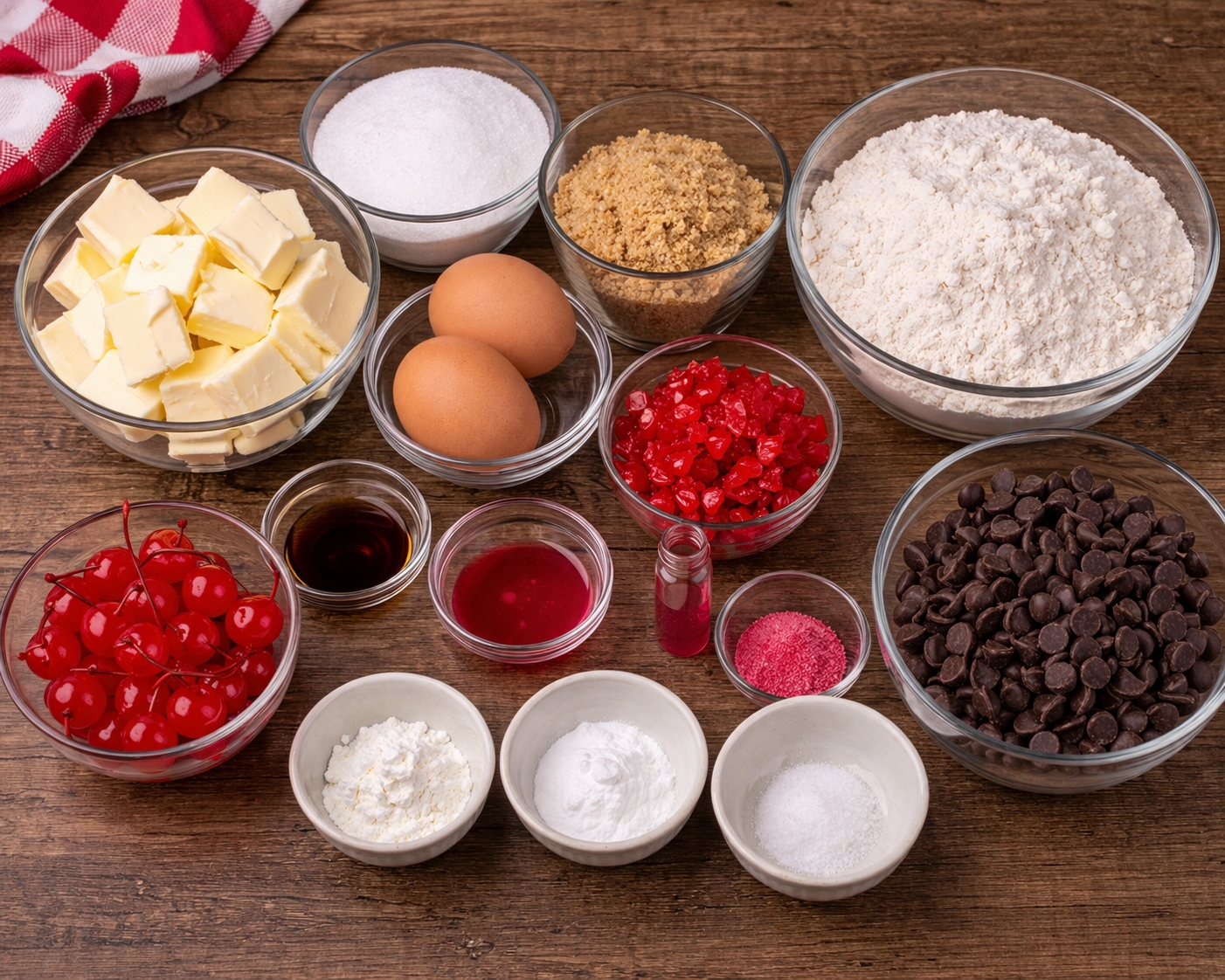 Maraschino Cherry Chocolate Chip Cookies