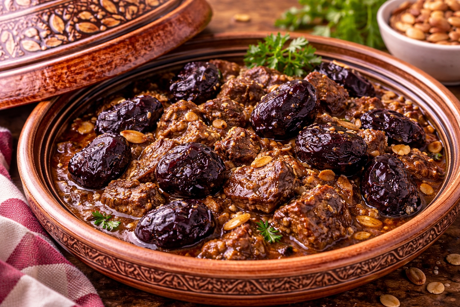 Meat and Prunes Tagine