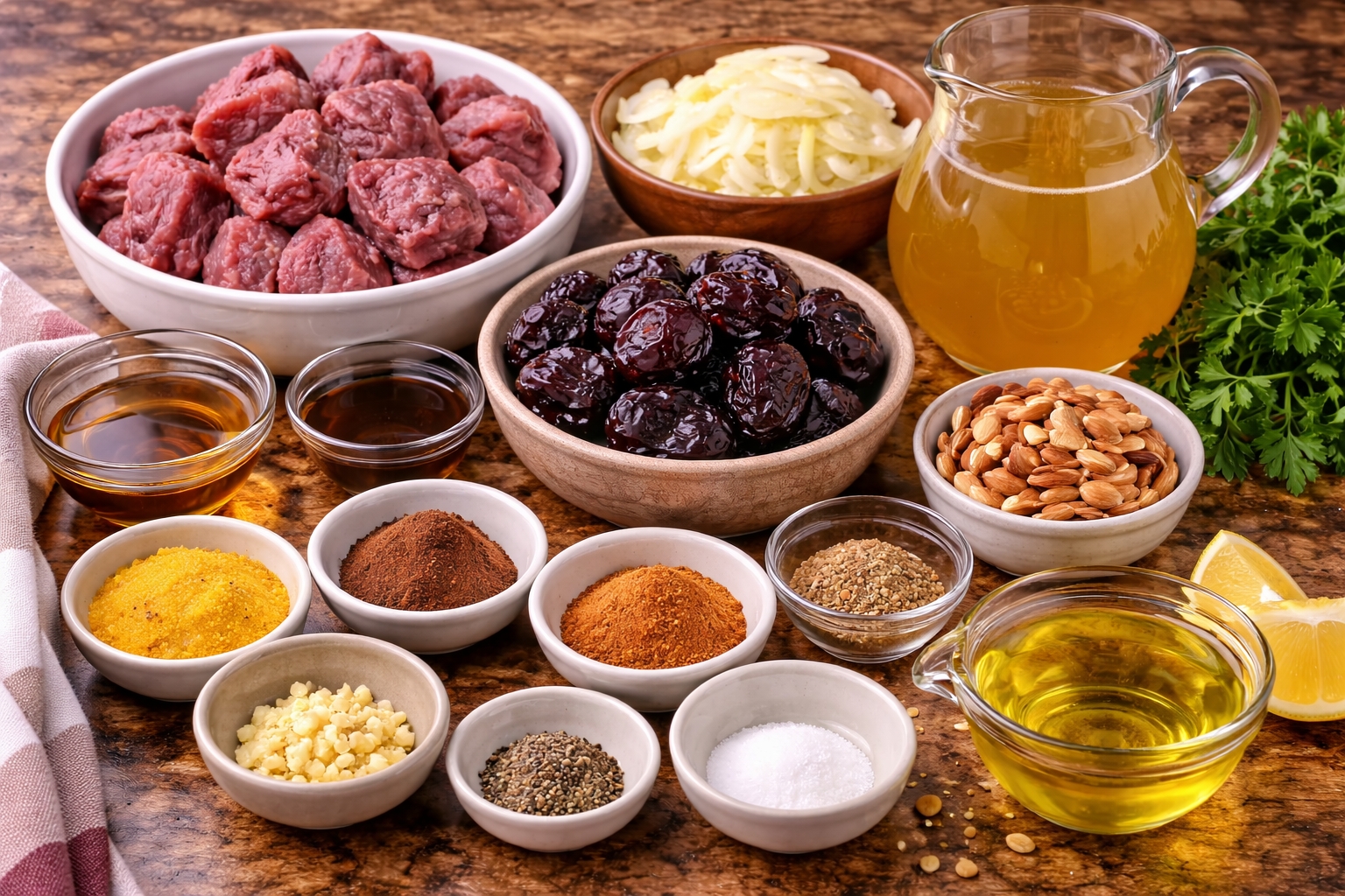 Meat and Prunes Tagine