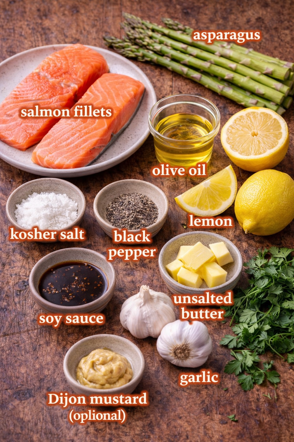 One Pan Lemon Garlic Salmon
