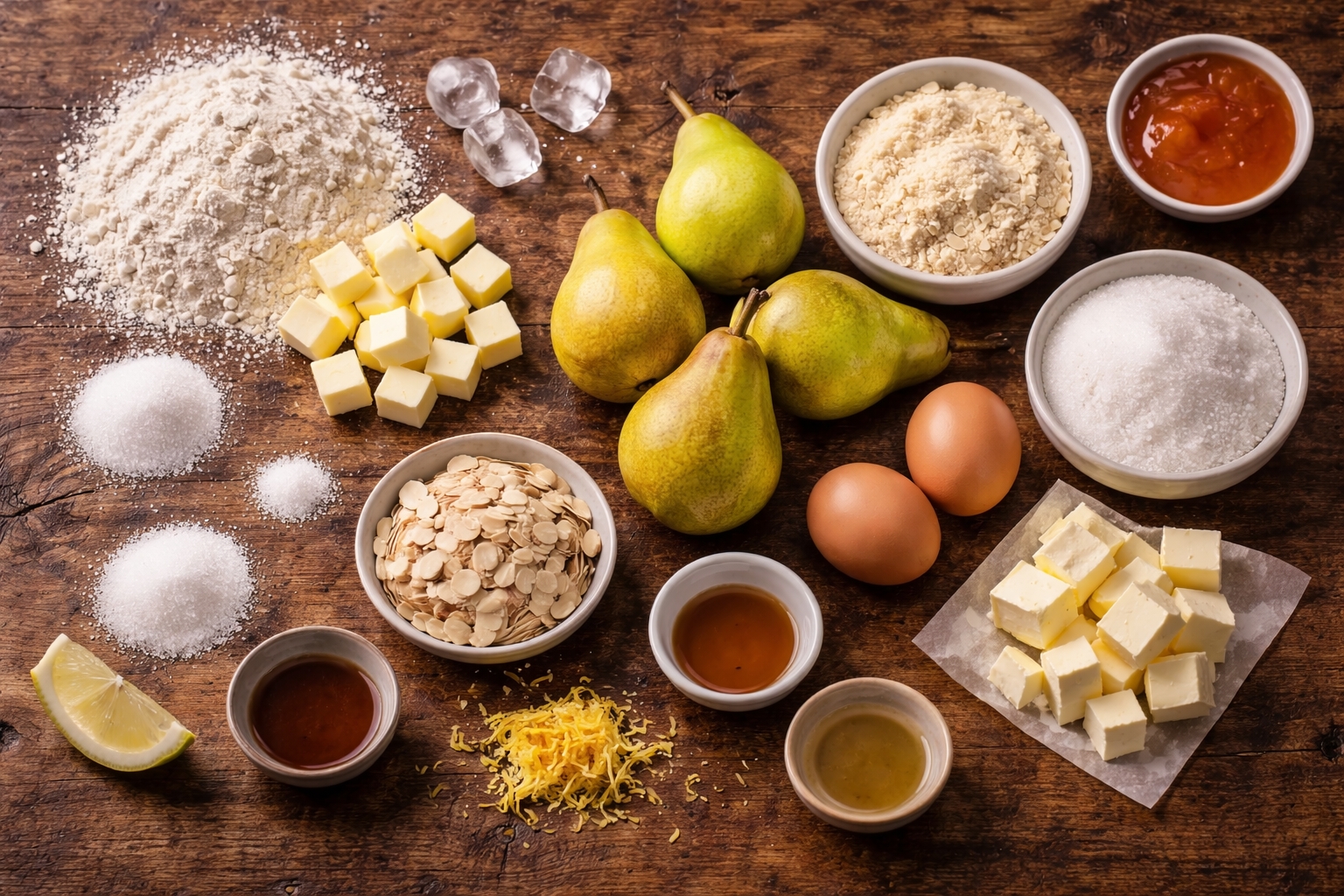 Pear & Almond Frangipane Pie