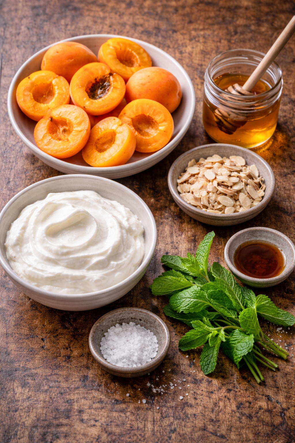 Roasted Apricot Honey Yogurt