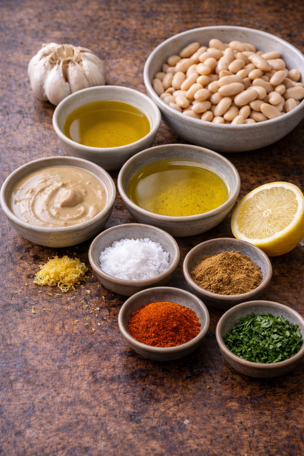 Roasted Garlic White Bean Dip