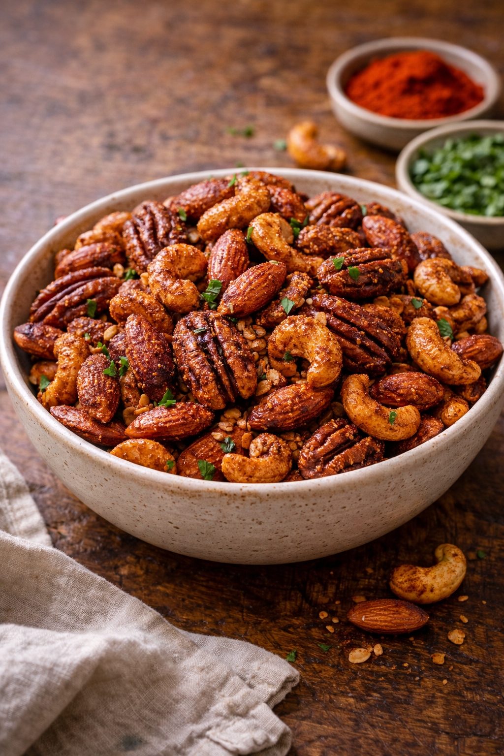 Smoked Paprika Spiced Nuts