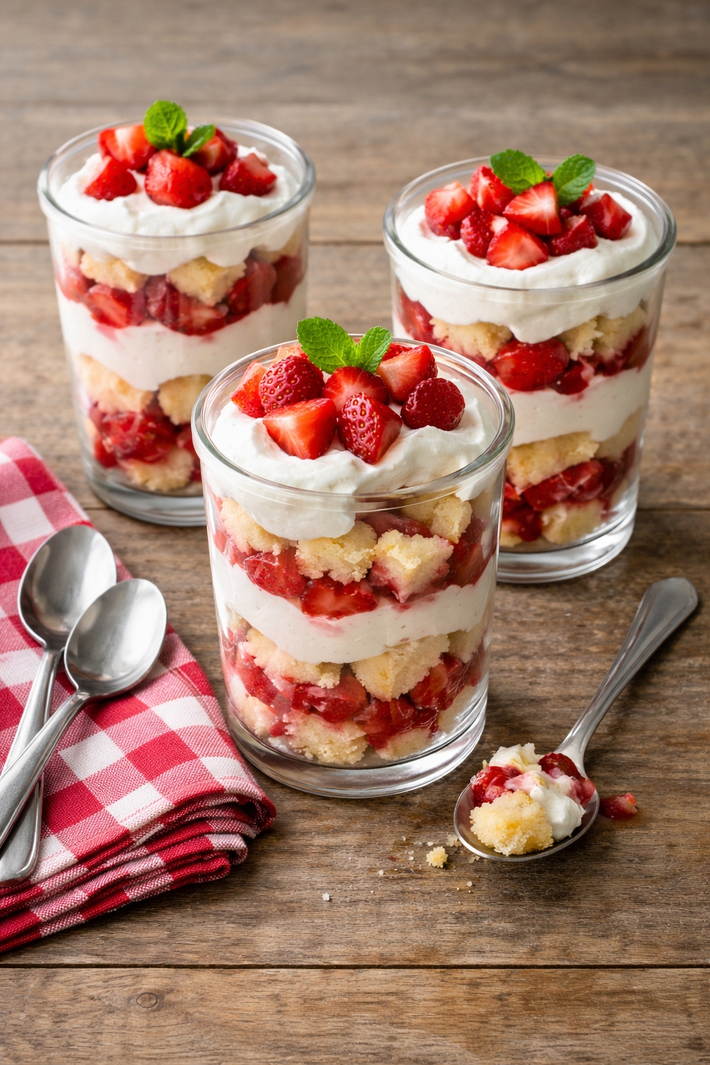 Strawberry Shortcake Parfaits