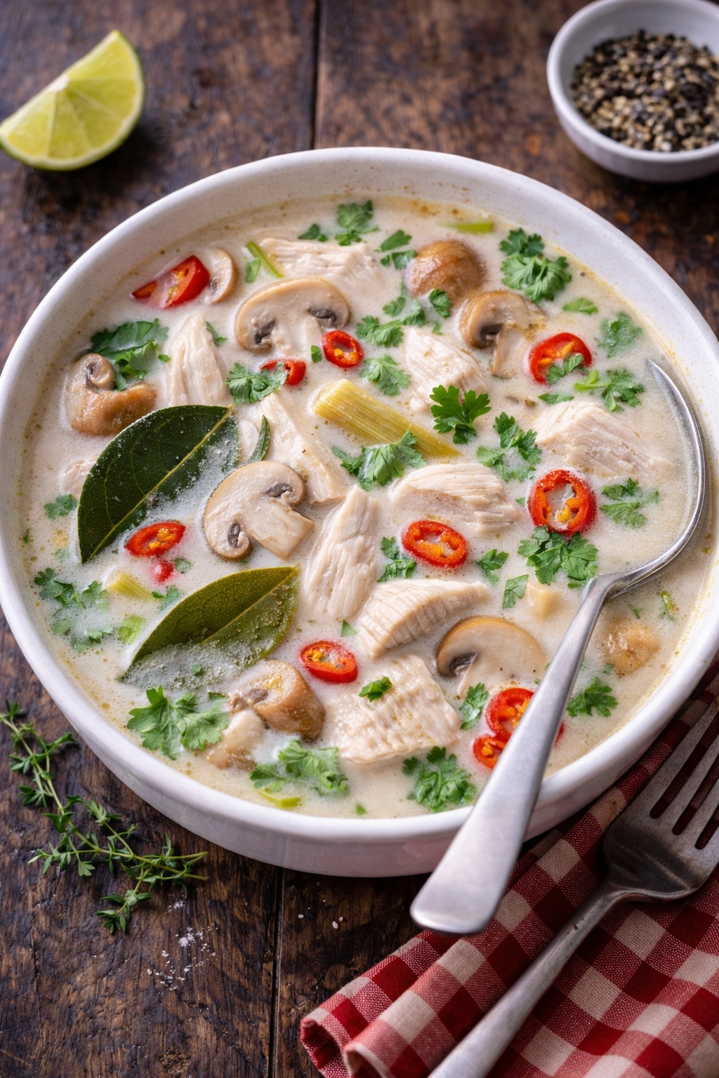Thai Coconut Chicken Soup
